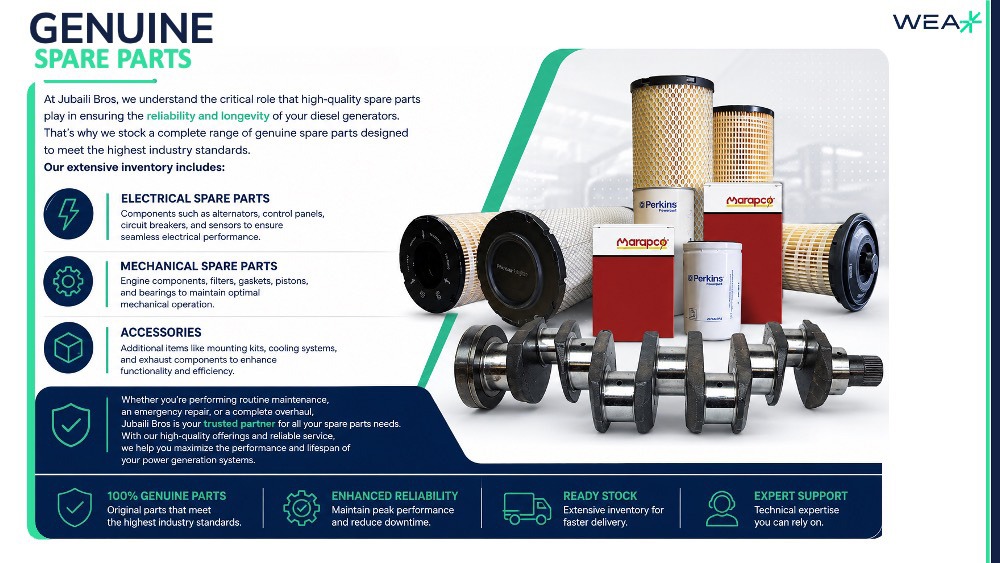 Genuine spare parts